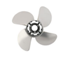 OEM Mercury Revolution X 4-Blade Stainless Steel Propeller 22" Pitch Right-Hand Rotation 48-8M0182950 8M0182950