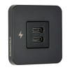 Scanstrut TILE USB-C Interior Charging Socket - 12/24V - Black Bezel - SC-TILE-20