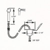 Scandvik Recessed Transom Shower w/6' Hose - White - 10055P