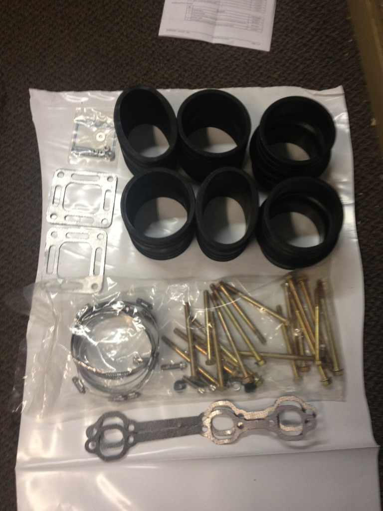 OEM MerCruiser 4.3 V6 1-Piece to 2-Piece Conversion Kit 1996 + 864293a02