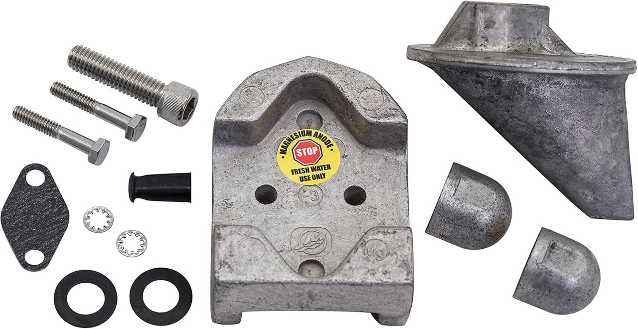 OEM Quicksilver/Mercury Anode Kit- Alpha 1- Magnesium 97-888755Q04