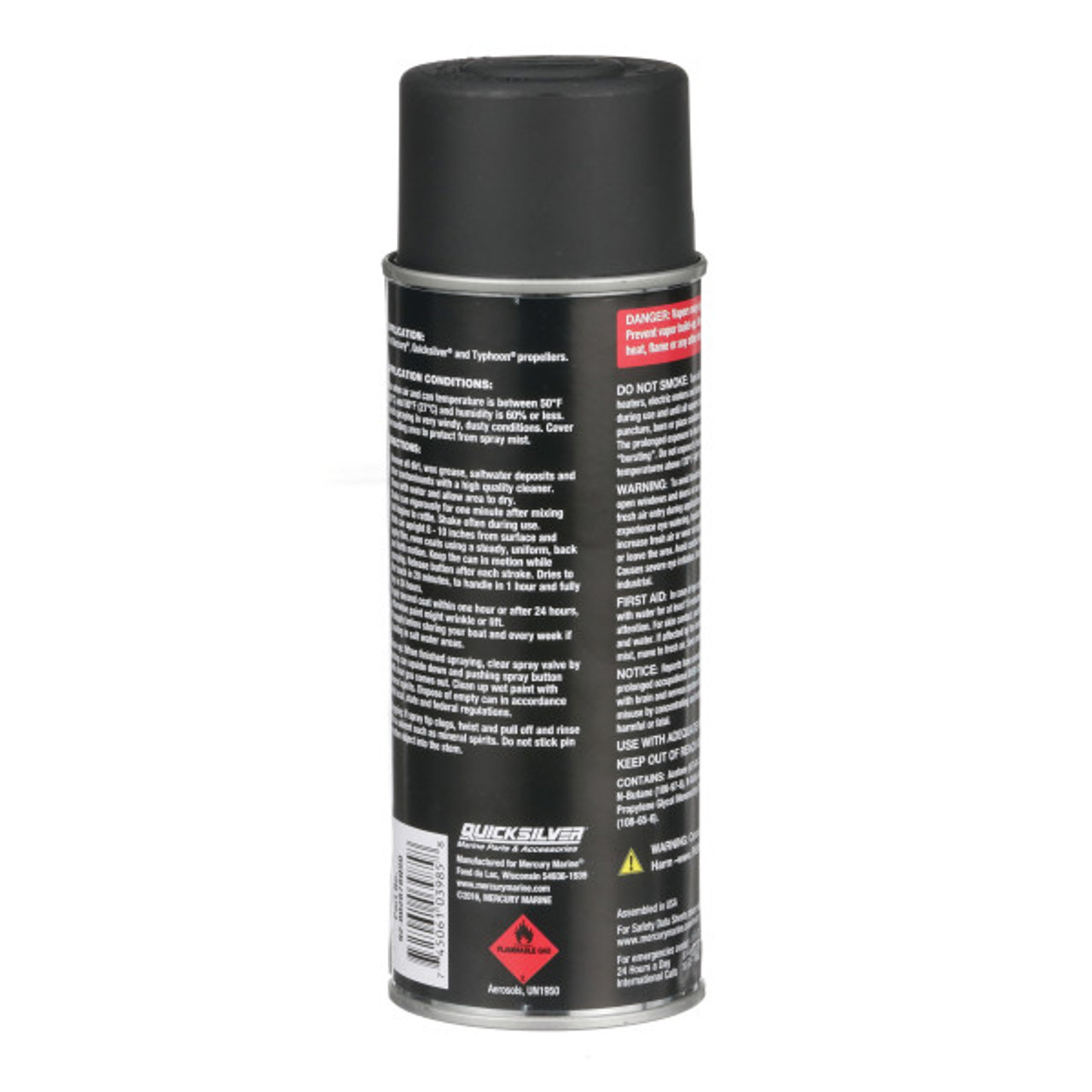 MERCURY MARINE EDP Propeller Spray Paint, Black