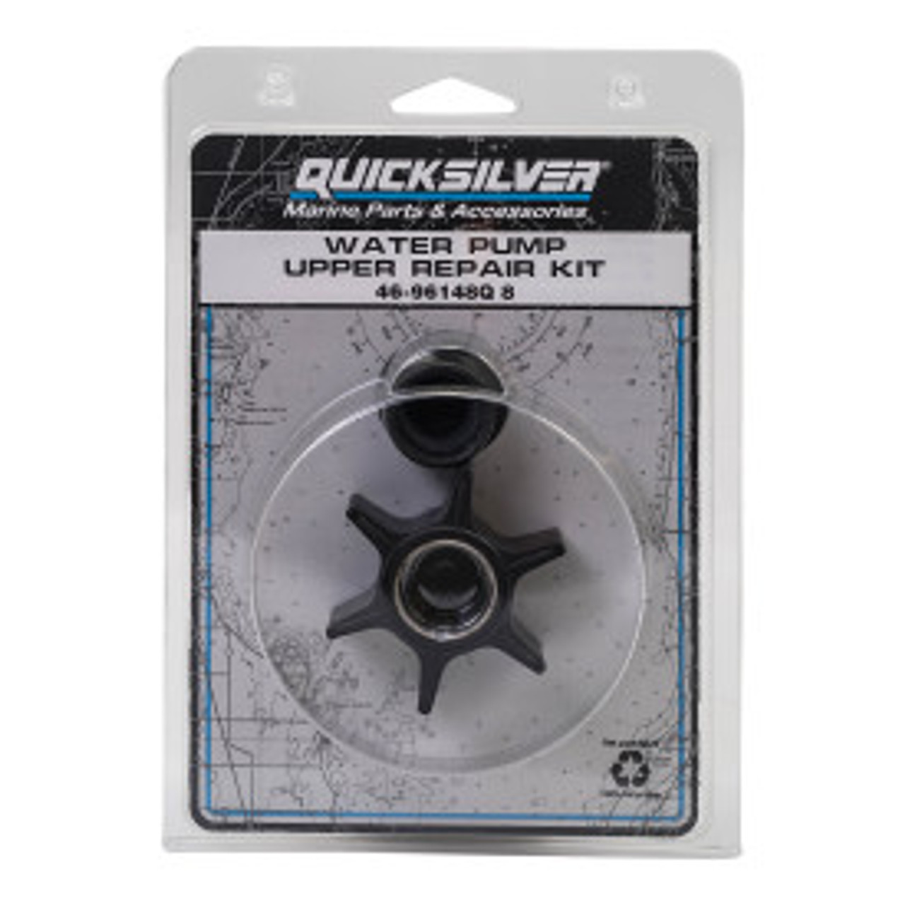 OEM Quicksilver/Mercury Water Pump Up Repair Kit 46-96148Q 8