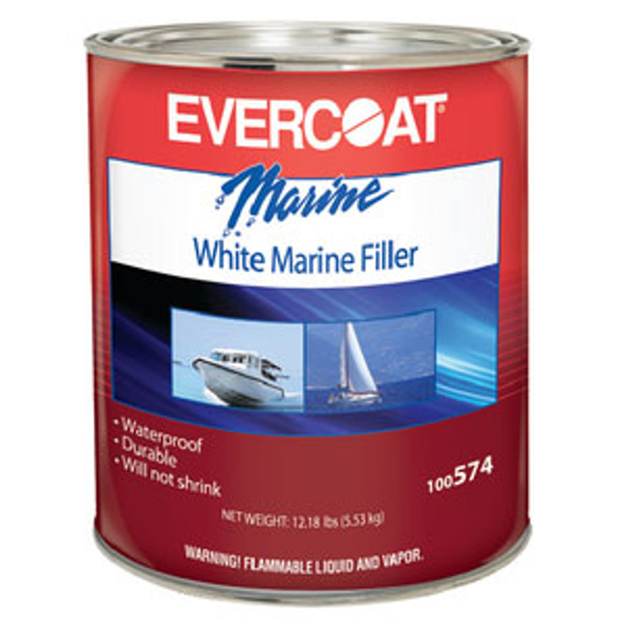 100574 - White Marine Filler, Gallon - ITW Evercoat