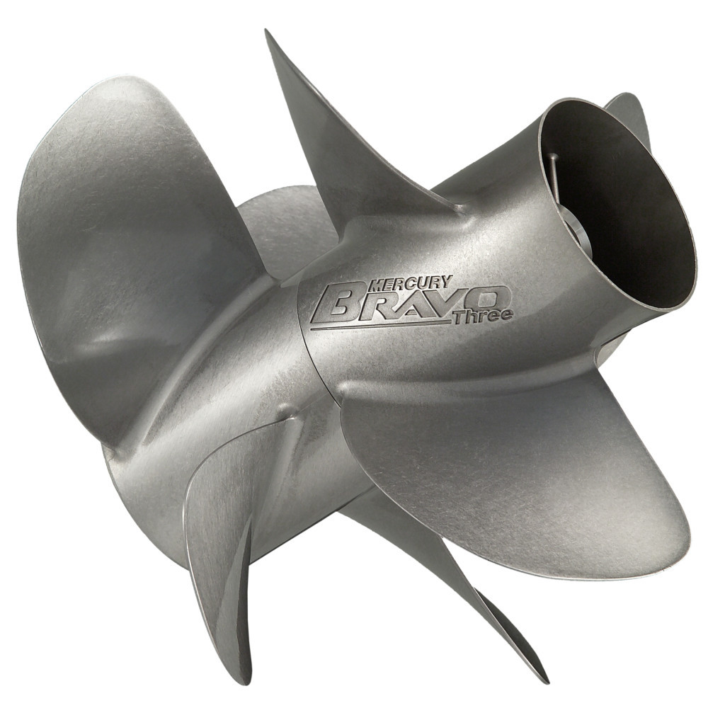 OEM MerCruiser Bravo 3 Propeller Set - 22.5 Pitch - Matte Finish