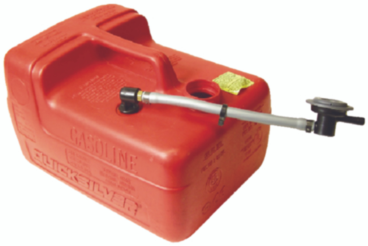 Mercury 3.2 Gallon Portable Fuel Gas Tank With Fuel Demand