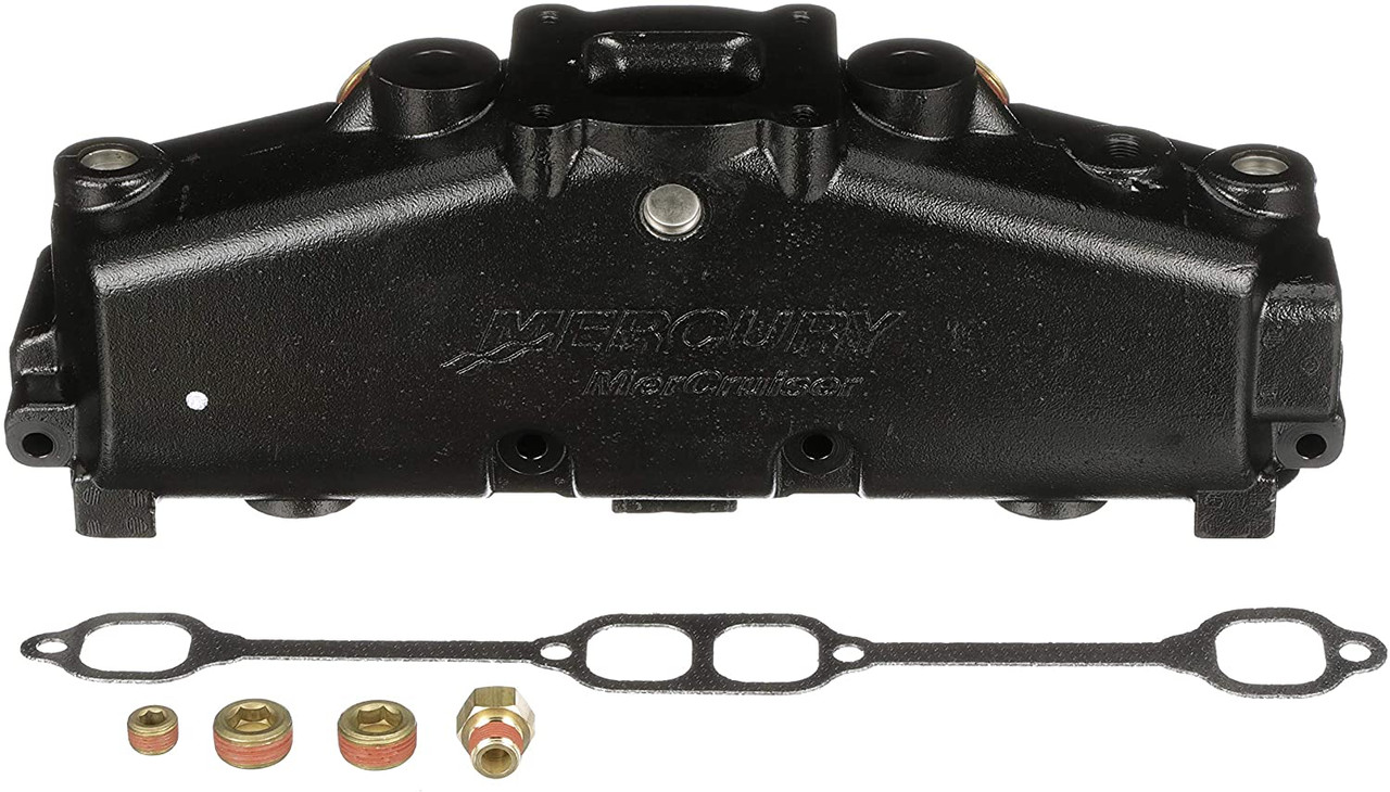 OEM MerCruiser 5.0/ 5.7 Dry Joint Exhaust Manifold (2002+) 865735a02