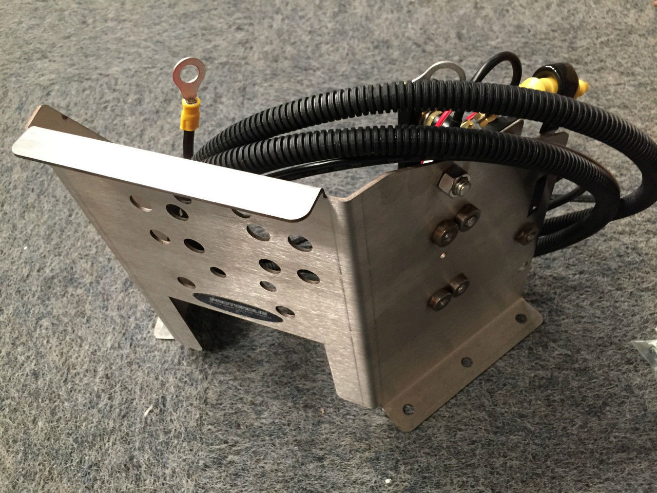 MerCruiser Stainless Steel Trim Pump Bracket W/Wiring & Solenoid