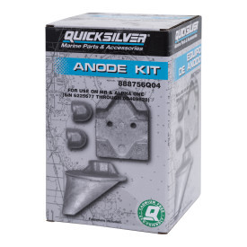 OEM Quicksilver MerCruiser MR and Alpha One Drives 1984-1990 Aluminum Anode Kit 97-888756Q04