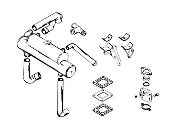 OEM Quicksilver / Mercury FWC (Fresh Water Cooled) Closed Cool Kit 864920A02