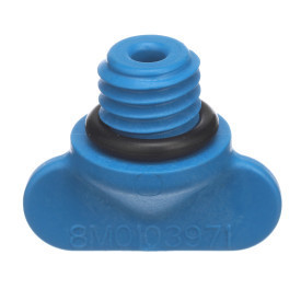 OEM MerCruiser Blue Plastic Drain and O-Ring 806608A02 22-806608Q01