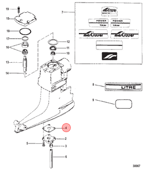 OEM MerCruiser Water Pocket Gasket 27-558101