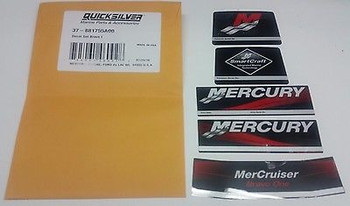 OEM Quicksilver/Mercury Bravo Decal Set  37-881755A00