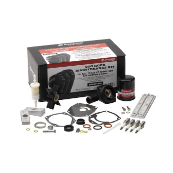 OEM Mercury 300 Hour Maintenance Kit 75-115 HP (2.1 L) EFI FourStroke 2B094996 and up 8M0097855
