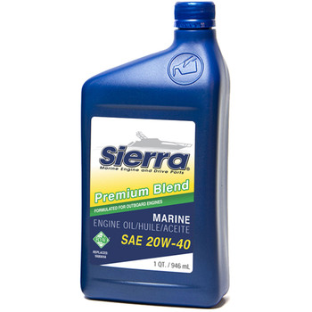 Sierra Oil 20W40 FCW O/B 1 Quart 18-9450-2