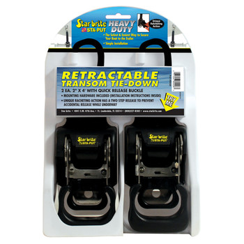 Starbrite H.D.Retractable Tie-Down Pr/ Pack 60428