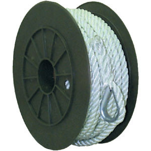 Seachoice Nylon Anchor Line White 1/2" x 150' 40741