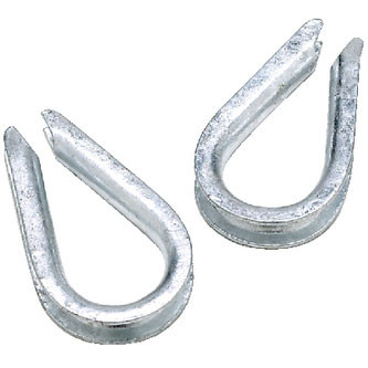Seachoice Rope Thimble-Galvanized-1/2 -Bulk 43340