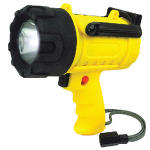SeaChoice Marine Waterproof LED Handheld Spotlight Floats Boat Marine Yellow 08091