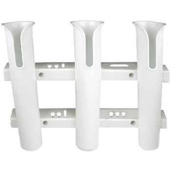 Seachoice Rod Rack-Holds Three-White 89411