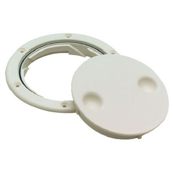 Seachoice Twist Deck Plate-4-Artic White 39261