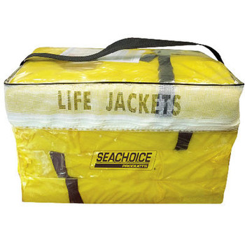 Seachoice Boat Yellow Adult Life Vest 4 Pack withBag Type II 86010