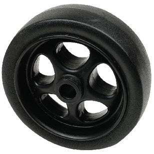 Seachoice 6 Black Poly Spare Jack Wheel 50-52070