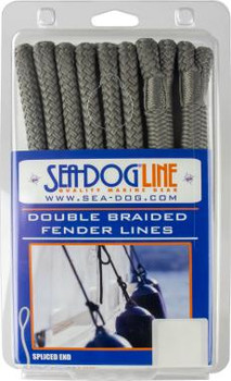 Sea-Dog Line Fender Line 1/4" x 6' Pr Black 302106006Bk-1