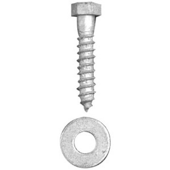 Tiedown Engineering Lag Bolt with Wash 3/8X 2-8/Bg 24287