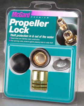 McGard Marine Prop Lock (Alph/Cobra) Propeller - Mercury/MerCruiser/OMC - Black Lock Set (3/4"- 16 Thread Size) 74039