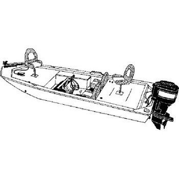 Carver Covers 18' Jon Boat Camo Covermo 77818C-Sg