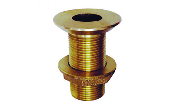 Groco Thru Hull Flush with Nut 1" Fth-1000-W