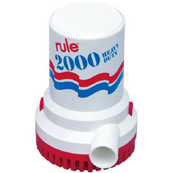 Rule 2000gph Pump 24 Volt 12