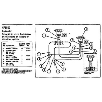 Seastar I/O & Inboard Fitting Kit Hf5502