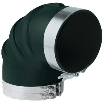 Trident Hose 90 Degree Rubber Elbow with T Clamp 4" Trl490SS
