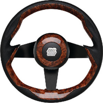 Uflex Steering Wheel-Burl Grip Black Spk Grimani Br/B