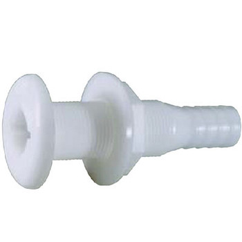 Attwood Marine Thru-Hull Connector 5/8" White 3872-3