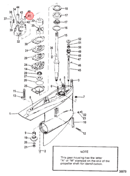 Mercury / Quicksilver WASHER @3 12-36001