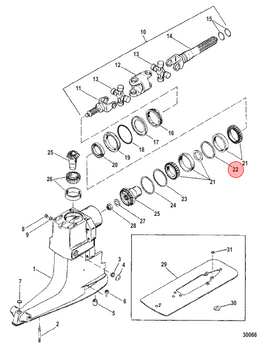 Mercury / Quicksilver SPACER 23-35985