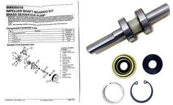 OEM Mercury MerCruiser Quicksilver Water Pump Drive Impeller Shaft Bearing Kit 8M0140001