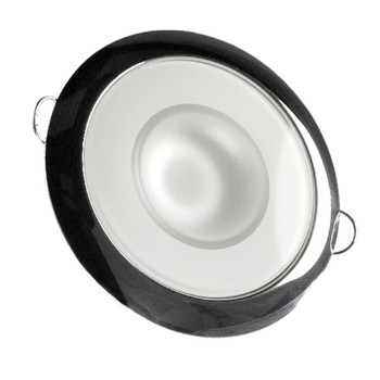 Lumitec Mirage - Flush Mount Down Light - Glass Finish/Polished SS Bezel - White Non Dimming 113113