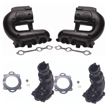 OEM MerCruiser EC Exhaust Manifold & Riser Kit 4.3 & 4.5 v6 (2010+) 8M0104216 8M0104214