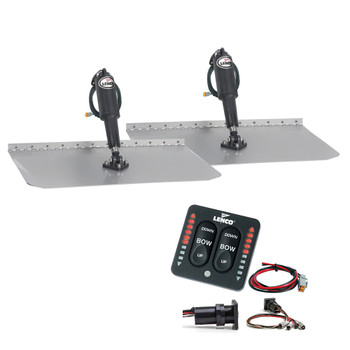 Lenco 12" x 18" Standard Trim Tab Kit w/LED Indicator Switch Kit 12V TT12X18I