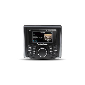 Rockford Fosgate Punch Marine Compact AM/FM/WB Digital Media Receiver 2.7" Display PMX-2