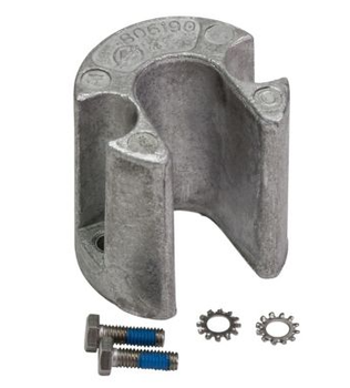 Mercury / Quicksilver Anode Kit, Aluminum, Trim Cylinder Arm Rod, Vazer, Bravo I/II/III, XR, XZ & Blackhawk 97-806190T1