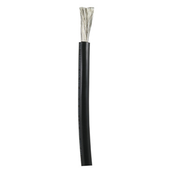 Ancor 6 Ga Black Tinned Wire 25' 112002