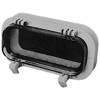 Beckson Marine Port White/Clear 4X10 1"sp Po410Wc10