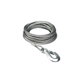 Fulton Products Winch Cable with Hook 7/32 x 25 R3005