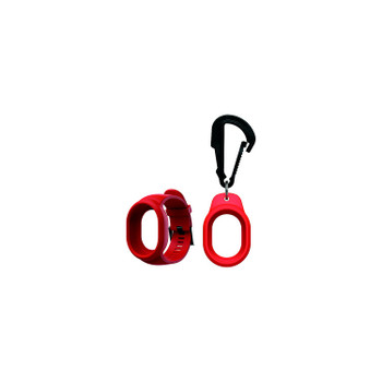 OEM Quicksilver/Mercury 1STM Wearable Wrist Band Red with Carabiner 8M6007945
