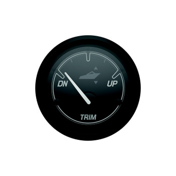 OEM Quicksilver/Mercury Power Trim Gauge Black/Matte Black 79-8M6020102